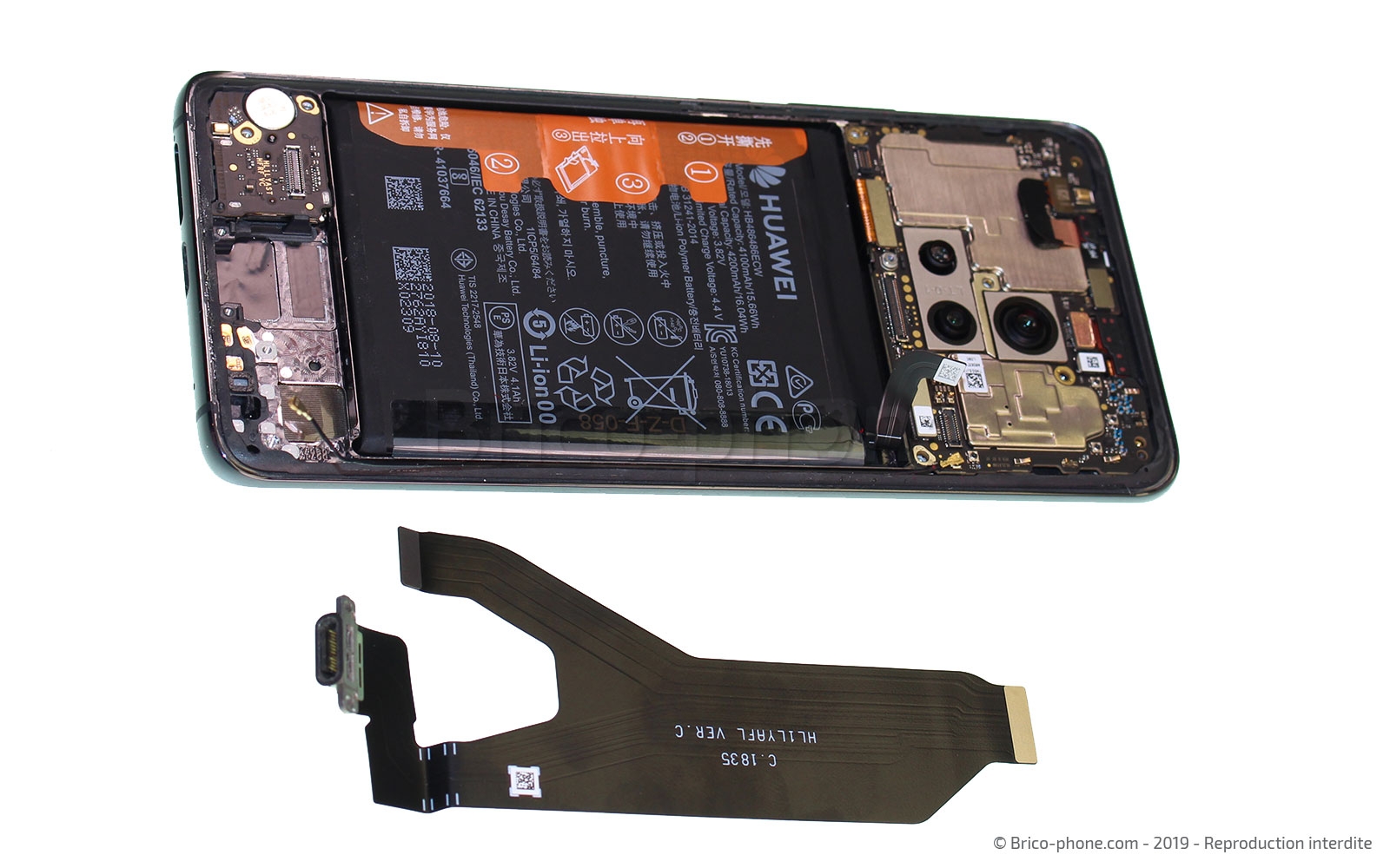 Changement de connecteur de charge sur Mate 20 Pro photo 3