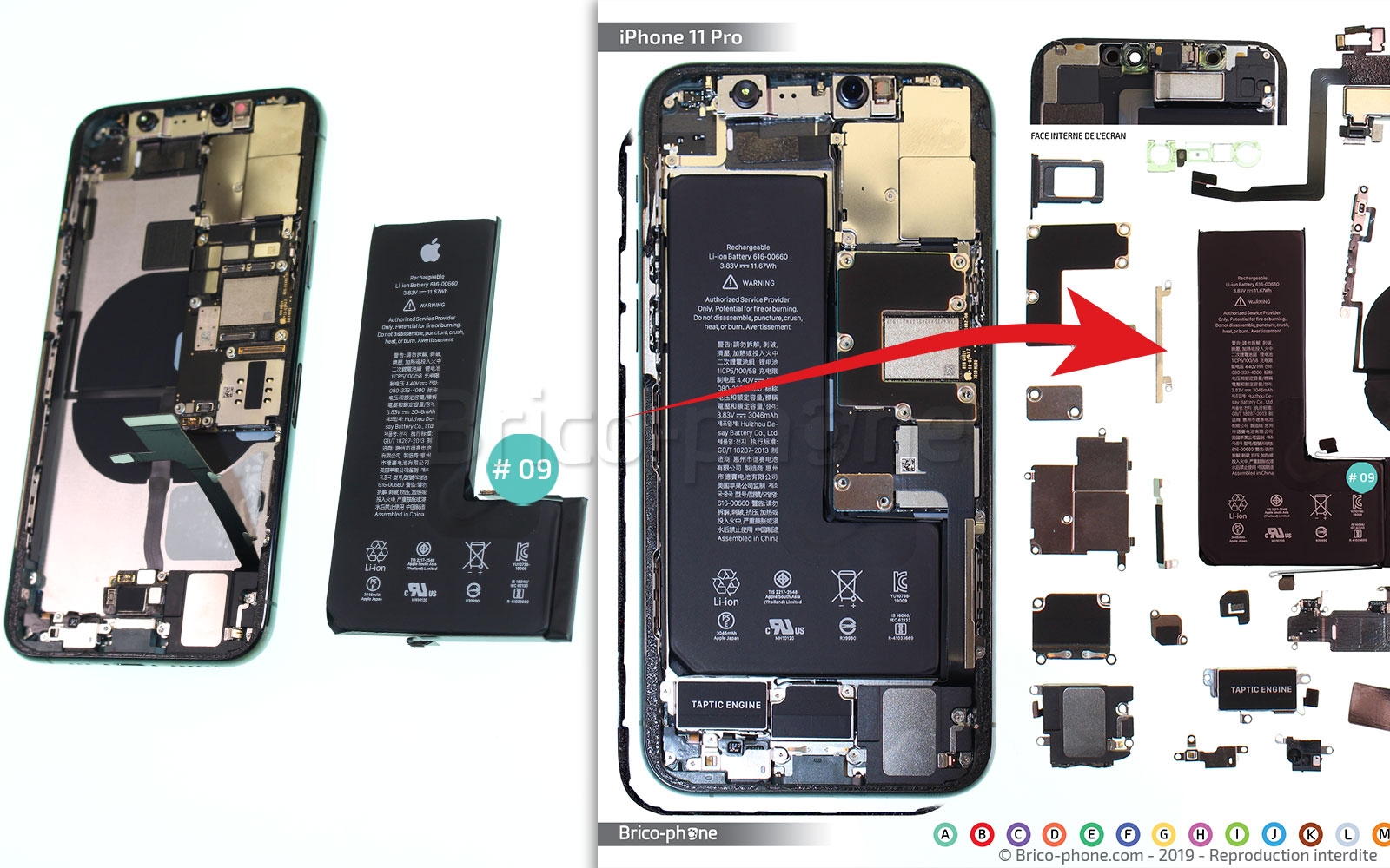 Changement de batterie sur iPhone 11 Pro photo 3