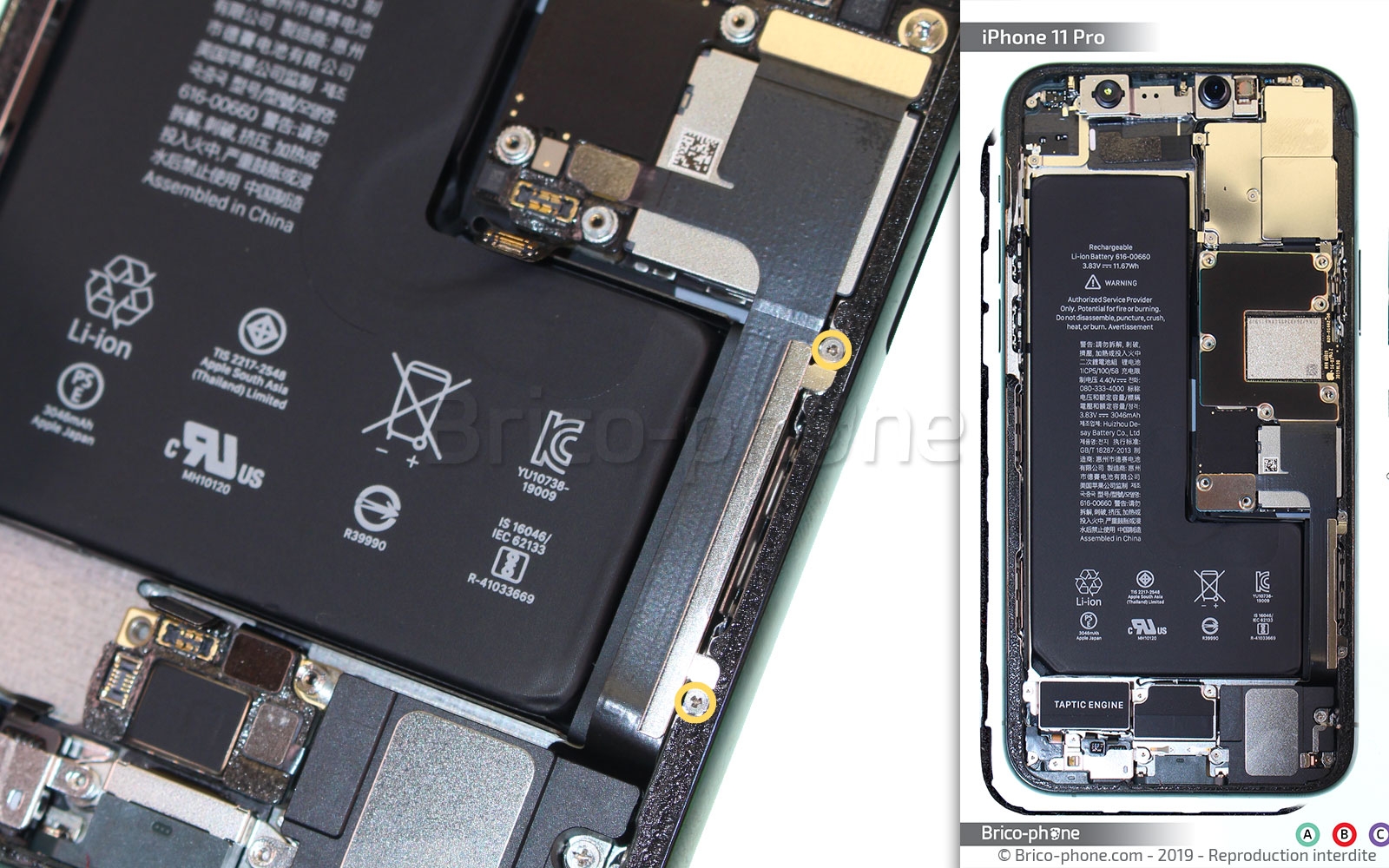 Changement de batterie sur iPhone 11 Pro photo 1