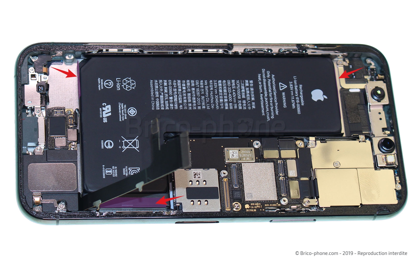 Changement de batterie sur iPhone 11 Pro photo 1