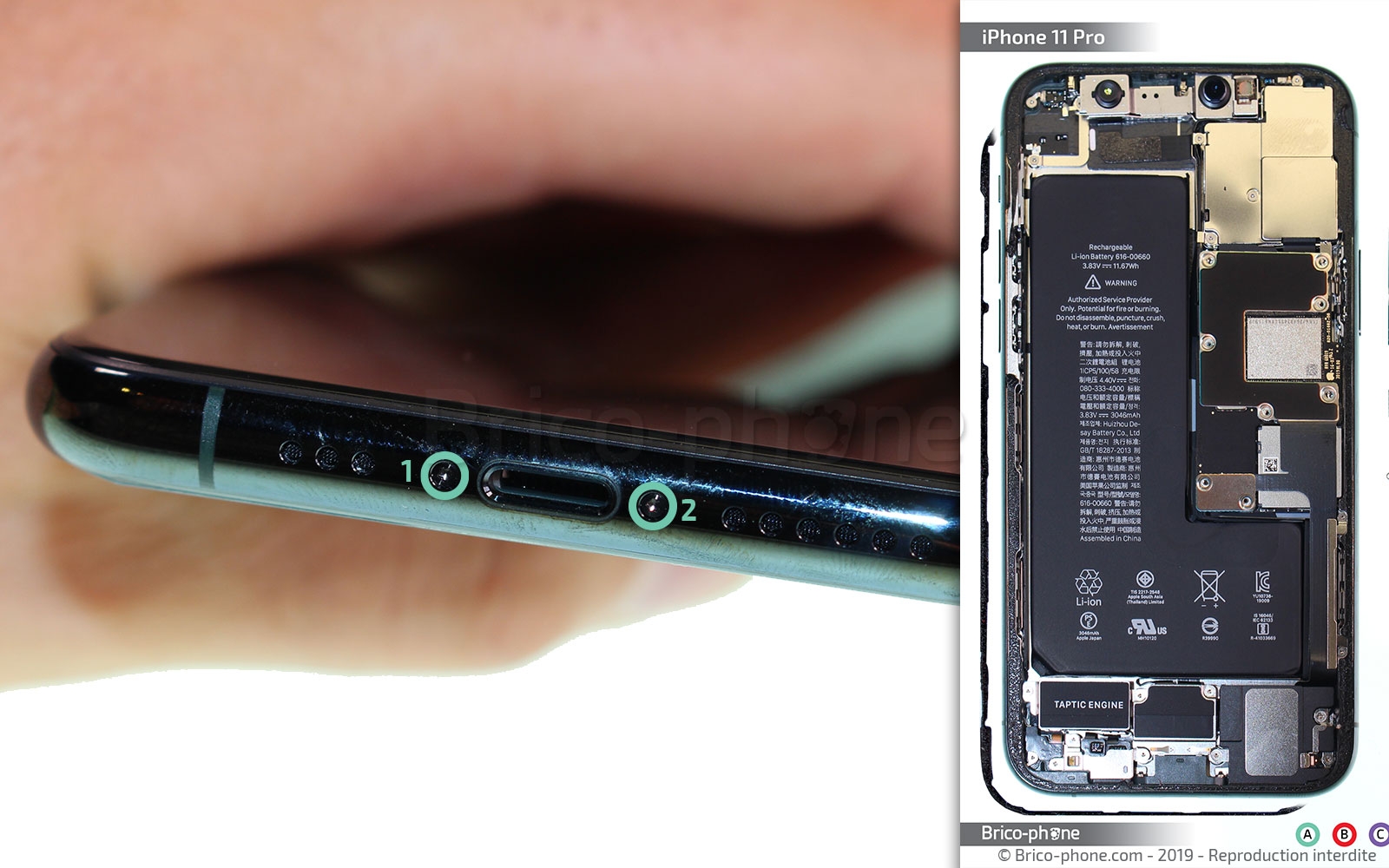 Changement de batterie sur iPhone 11 Pro photo 1