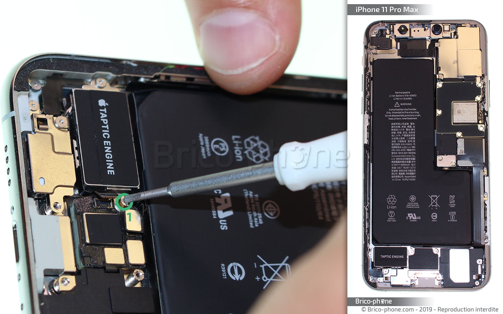 Remplacer le connecteur de charge  sur iPhone 11 Pro Max photo 1