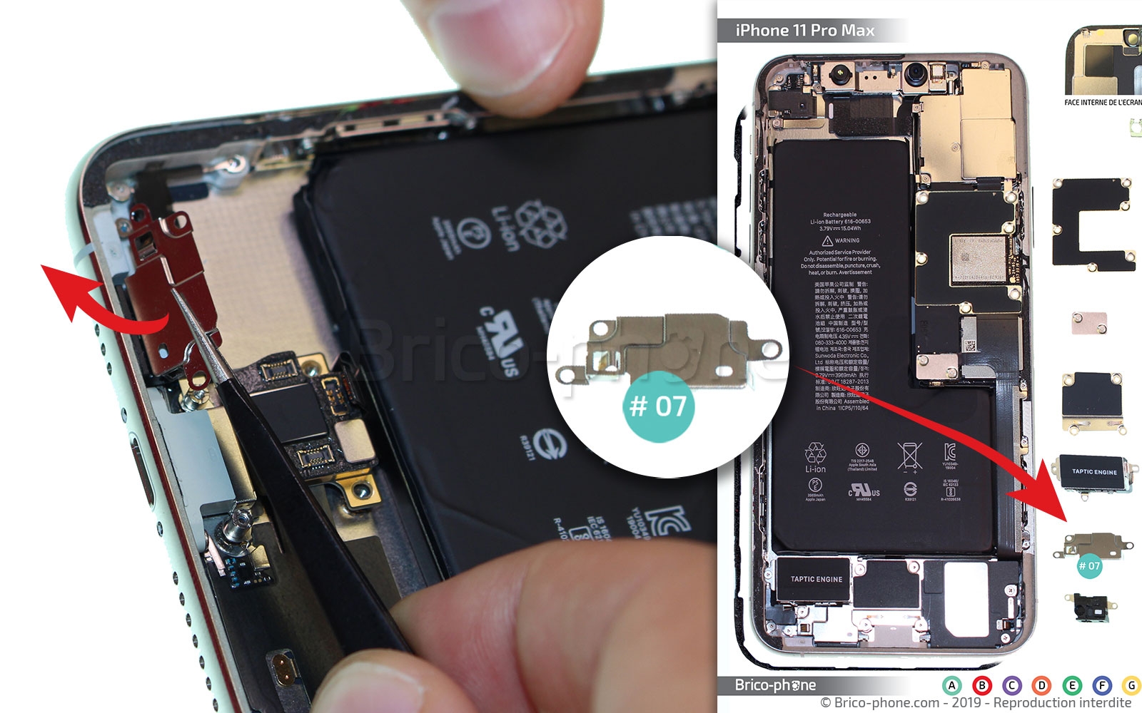 Remplacer le connecteur de charge  sur iPhone 11 Pro Max photo 2