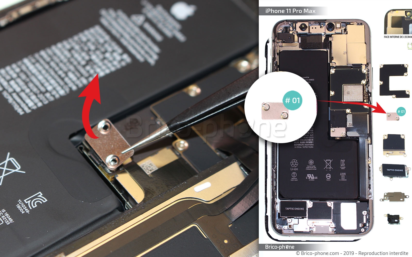 Remplacer le connecteur de charge  sur iPhone 11 Pro Max photo 2