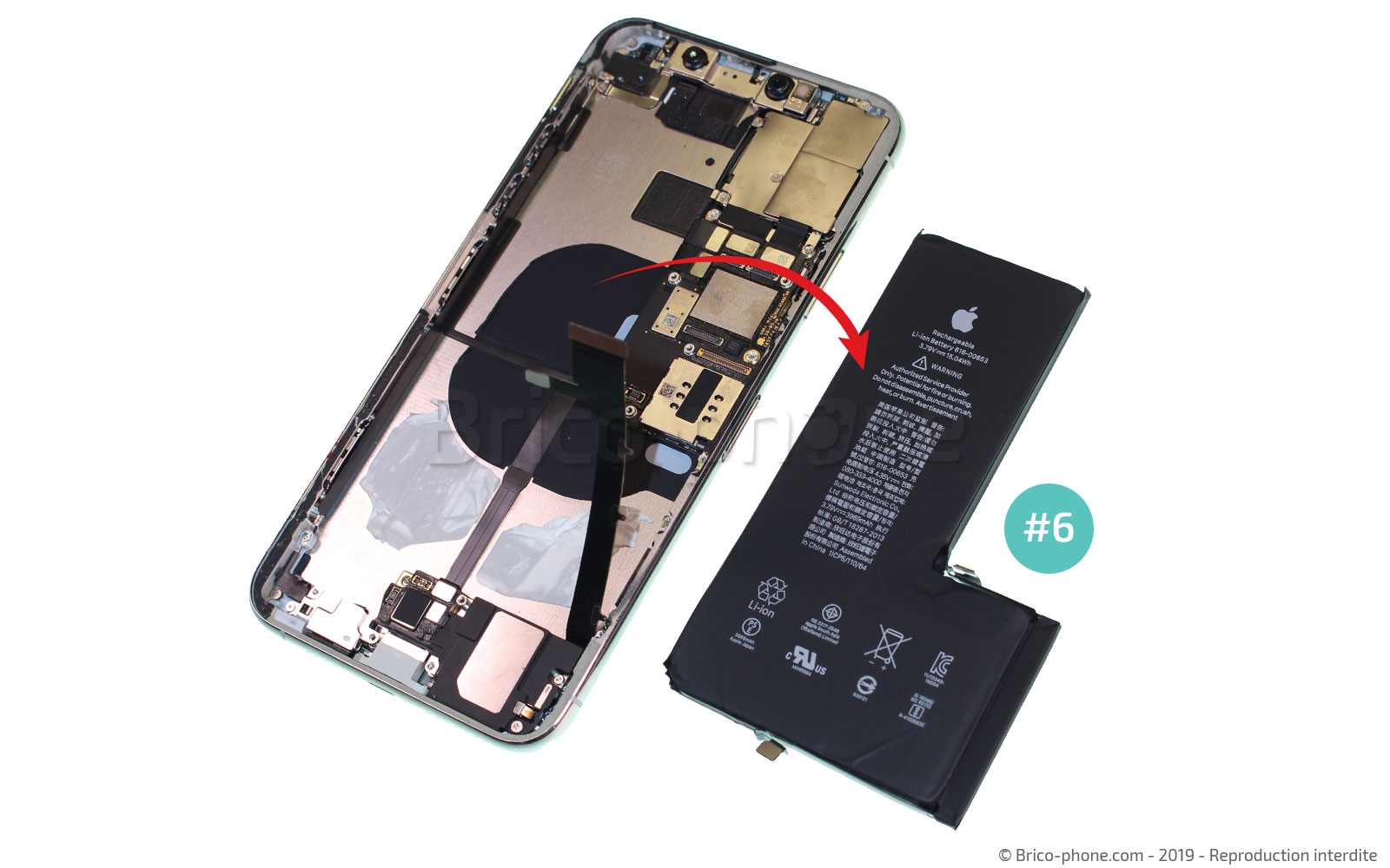 Démontage complet  sur iPhone 11 Pro Max photo 4