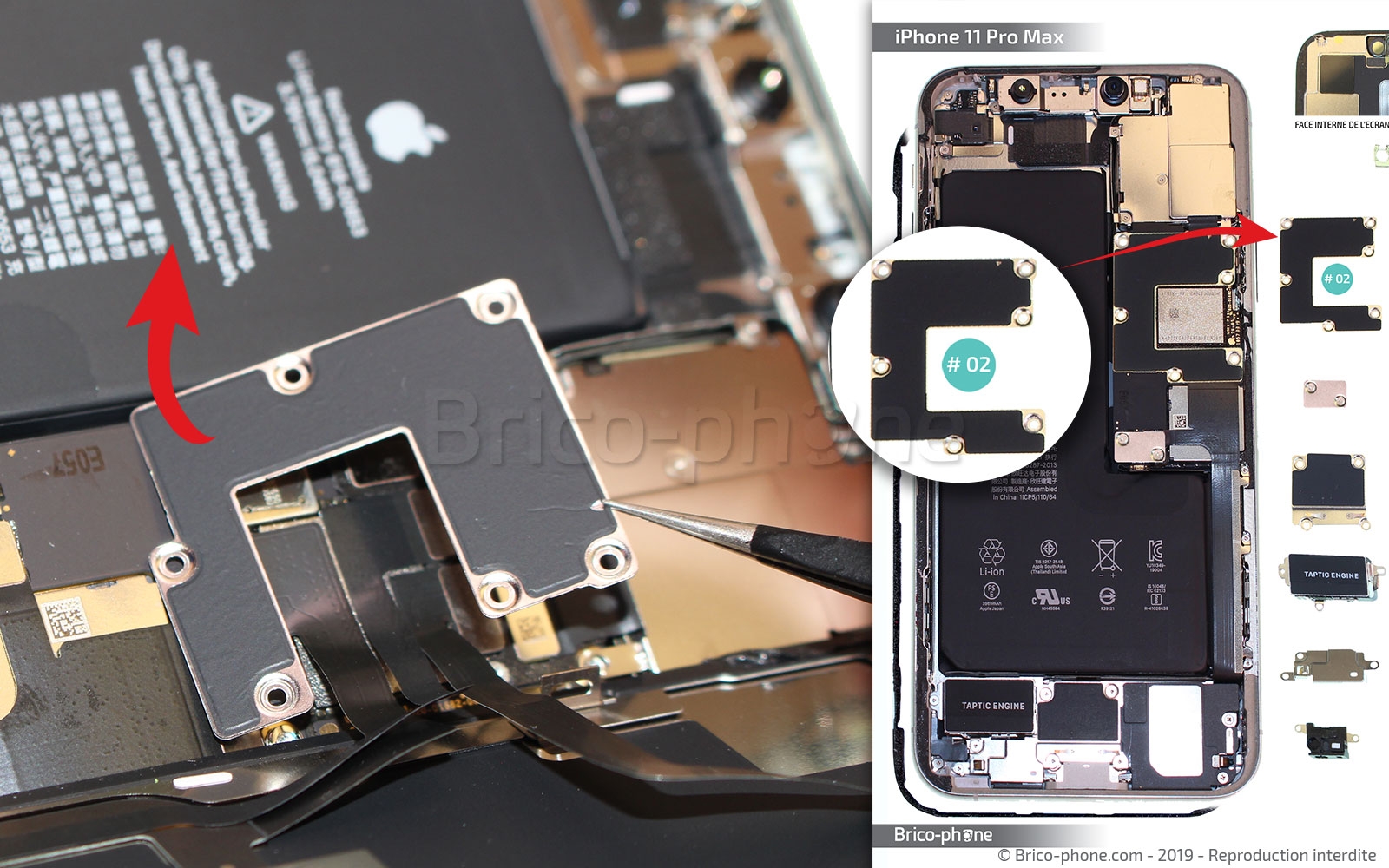 Démontage complet  sur iPhone 11 Pro Max photo 2