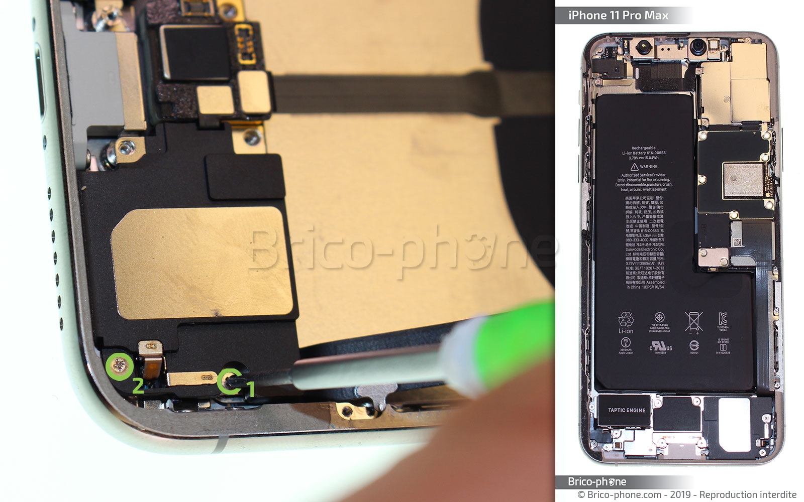 Démontage complet  sur iPhone 11 Pro Max photo 2