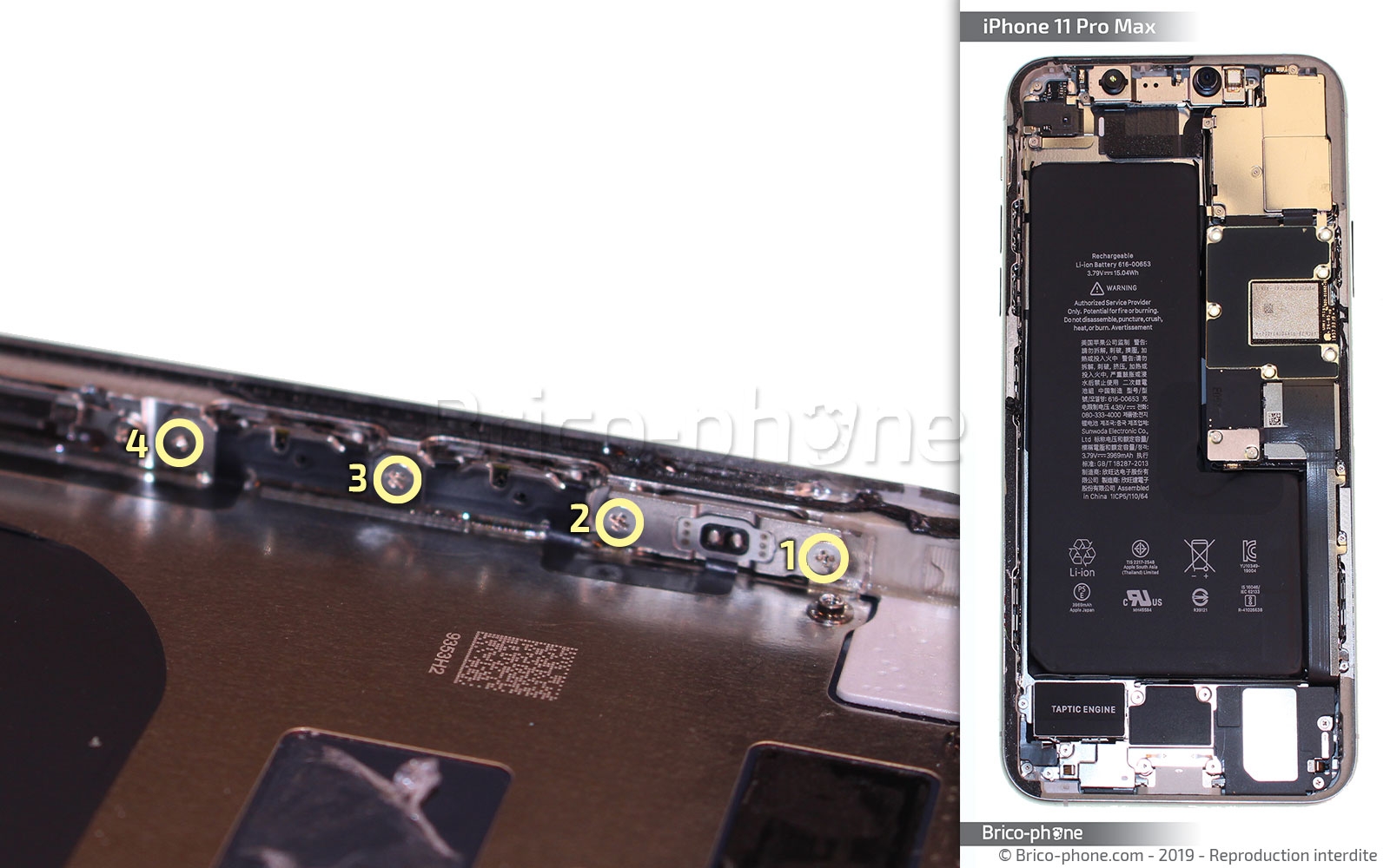 Démontage complet  sur iPhone 11 Pro Max photo 1