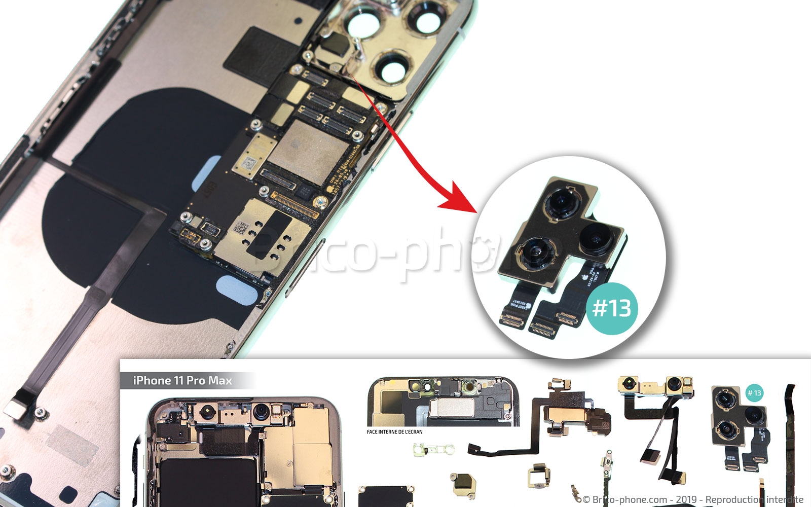 Démontage complet  sur iPhone 11 Pro Max photo 2