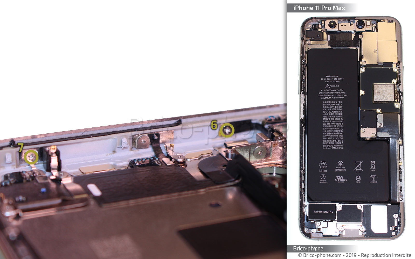 Démontage complet  sur iPhone 11 Pro Max photo 1
