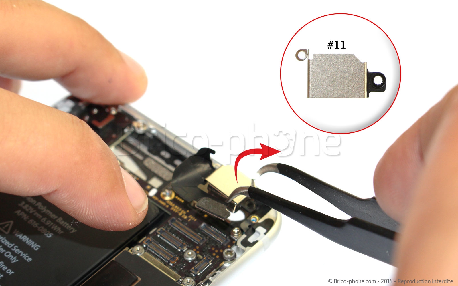 Changement de caméra arrière sur iPhone 6 photo 4