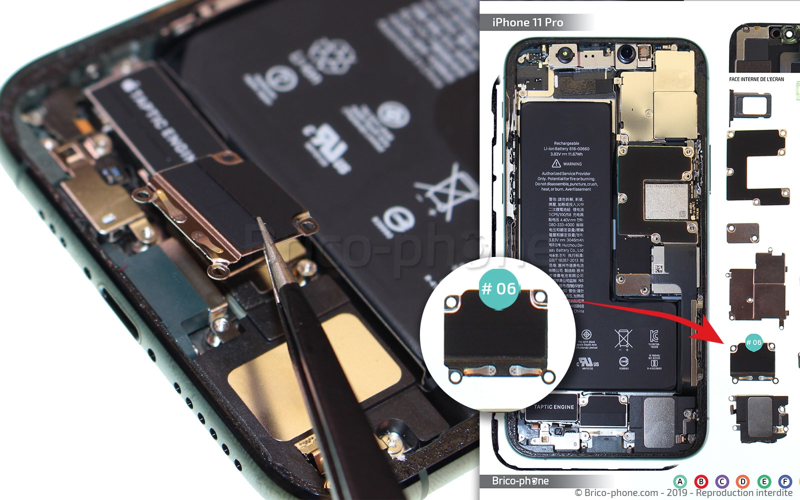 Changement du connecteur de charge sur iPhone 11 Pro photo 2