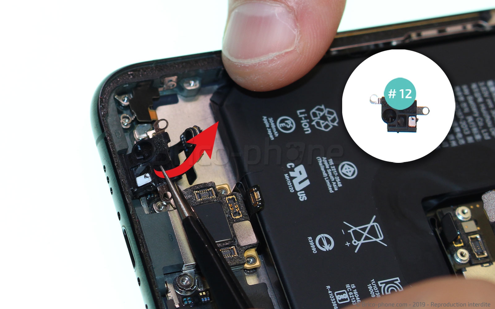 Changement du connecteur de charge sur iPhone 11 Pro photo 1