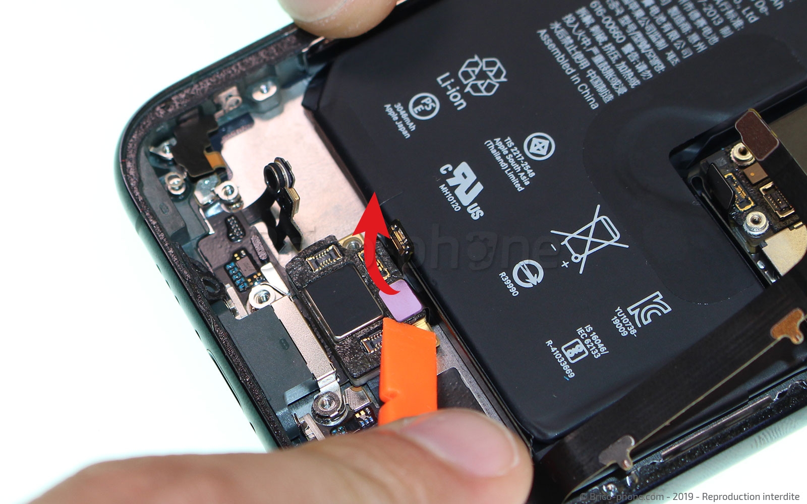 Changement du connecteur de charge sur iPhone 11 Pro photo 2