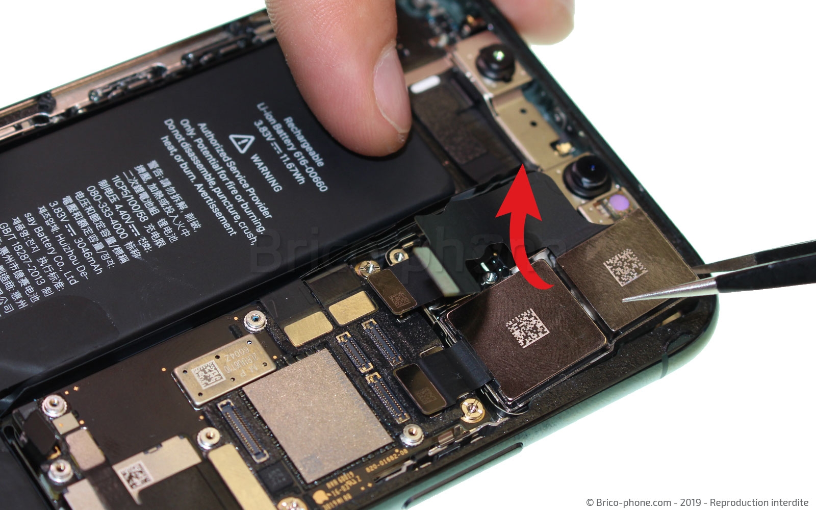 Changement de la triple caméra arrière sur iPhone 11 Pro photo 1