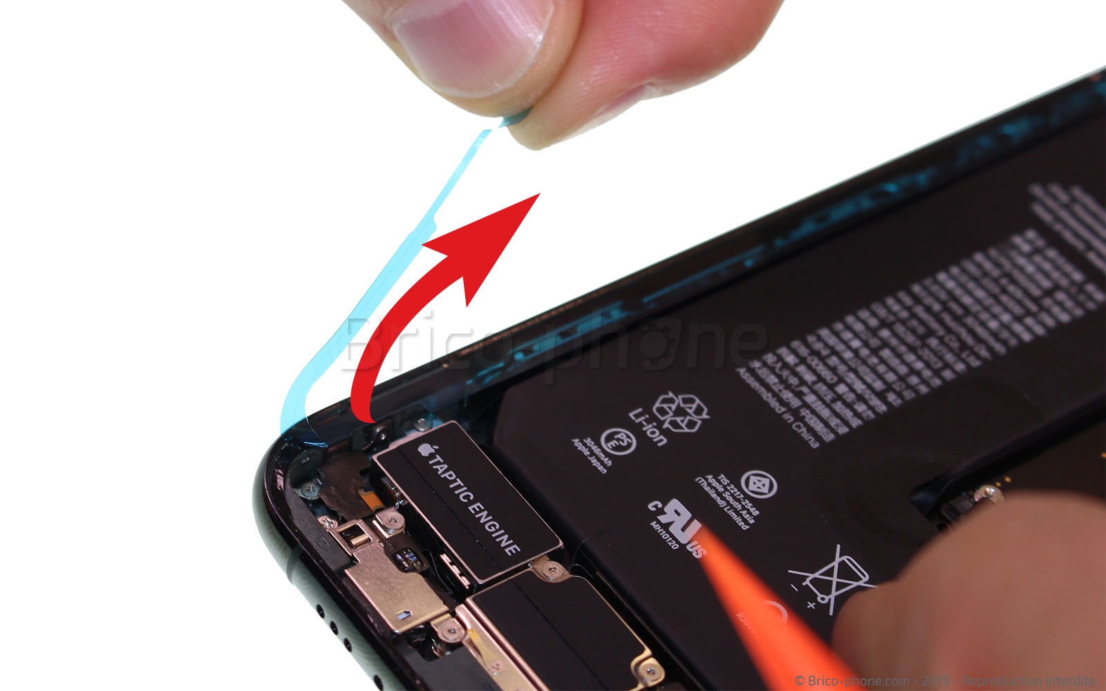 Changement du haut-parleur externe sur iPhone 11 Pro photo 4