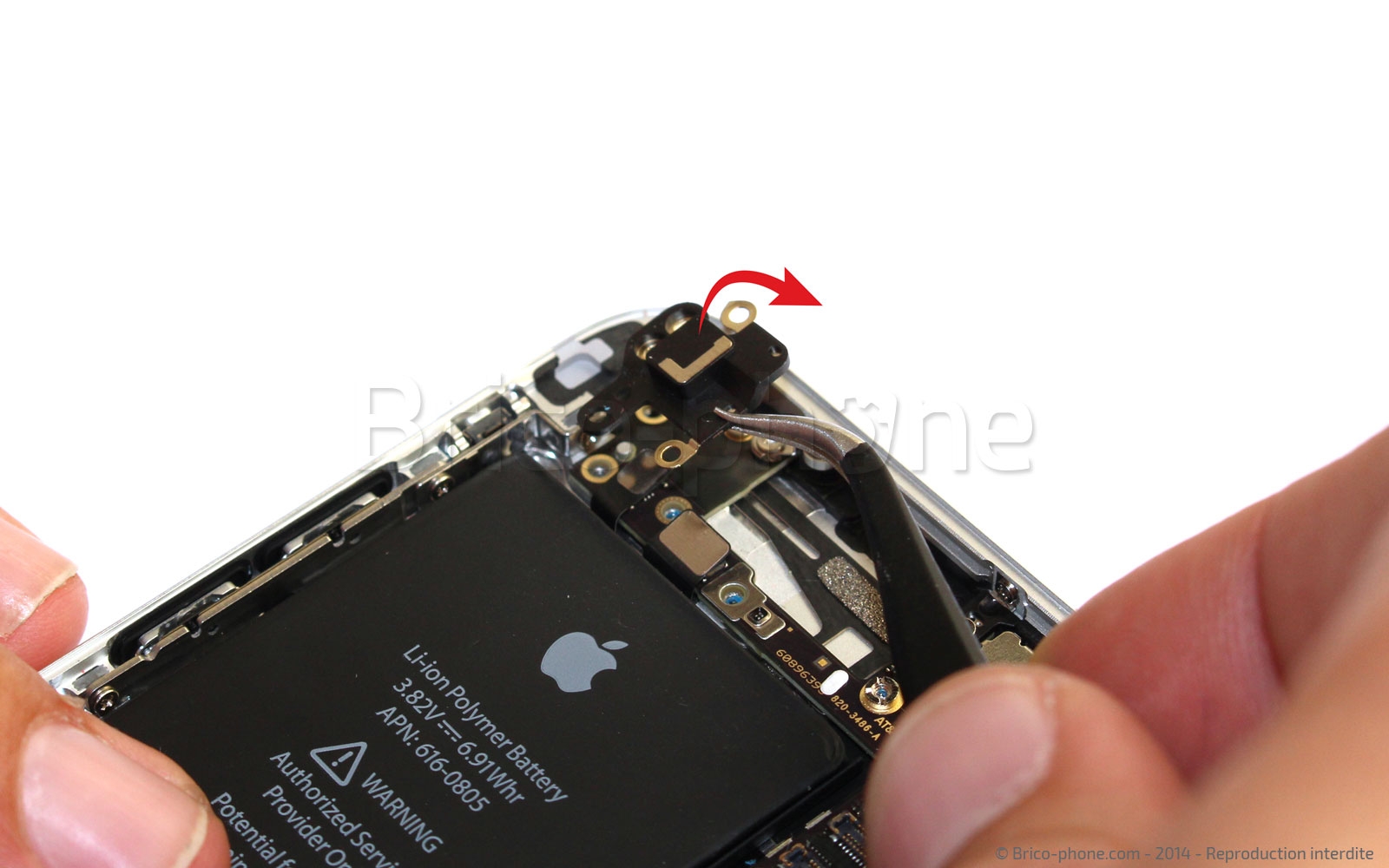 Changement du cache WiFi sur iPhone 6 photo 2