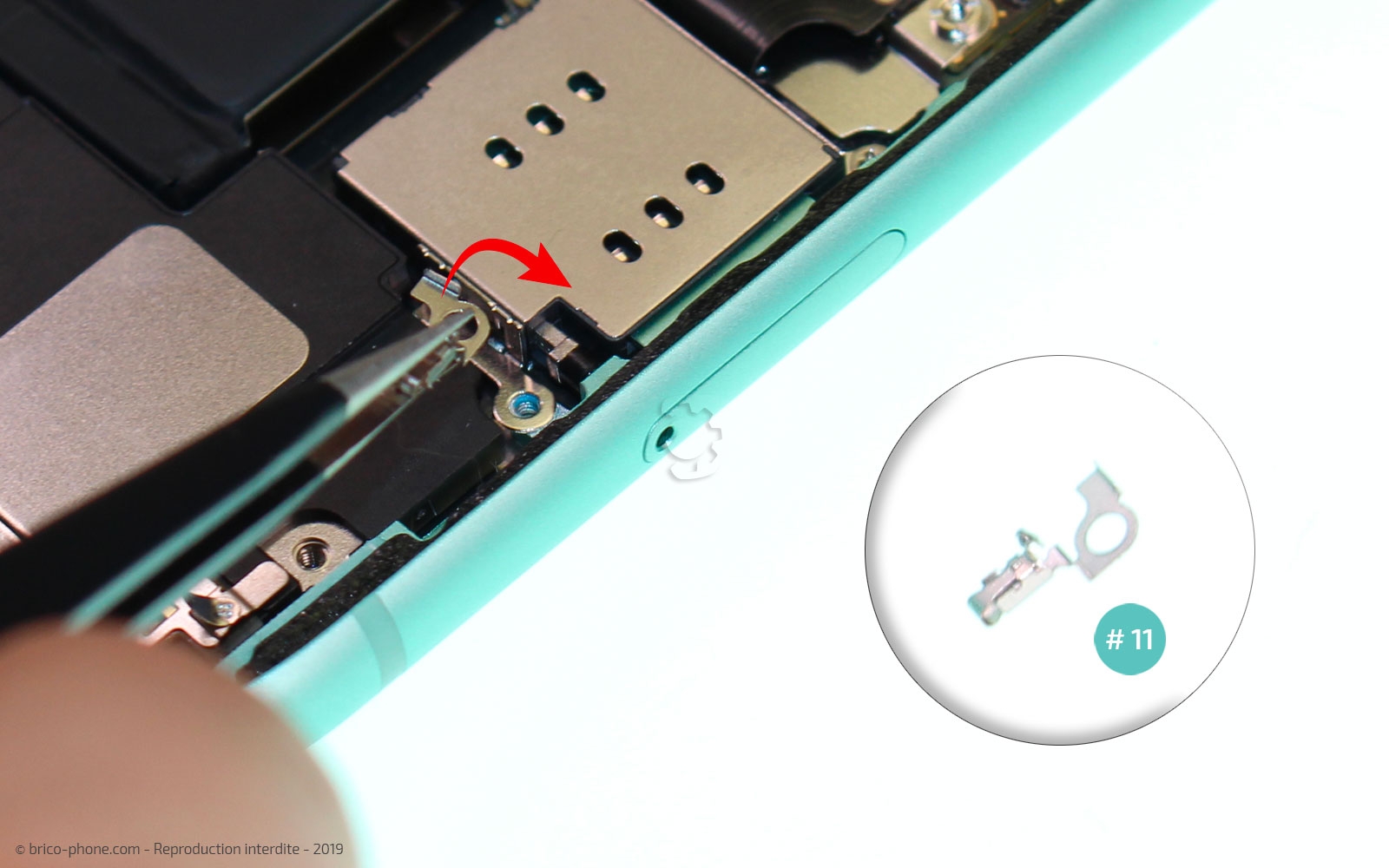 Remplacement du bloc haut-parleur sur iPhone 11 photo 3