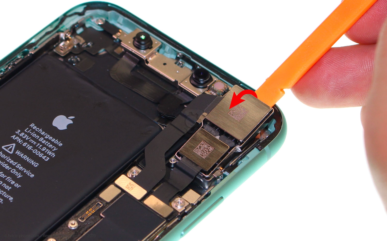 Changement du module caméras arrière sur iPhone 11 photo 2