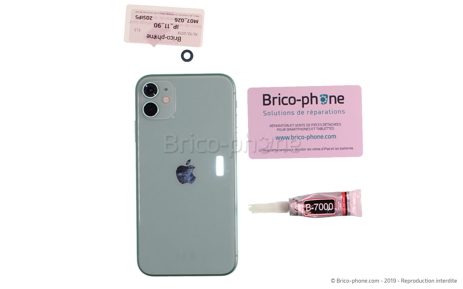 Changement de lentille de la caméra arrière sur iPhone 11 photo 1