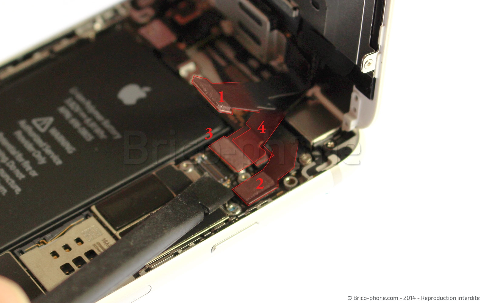 Changement de nappe volume et vibreur sur iPhone 6 photo 2