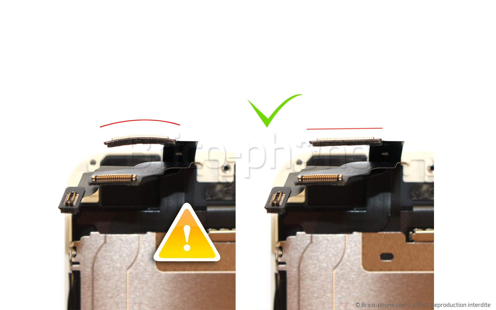 Changement de nappe volume et vibreur sur iPhone 6 photo 2