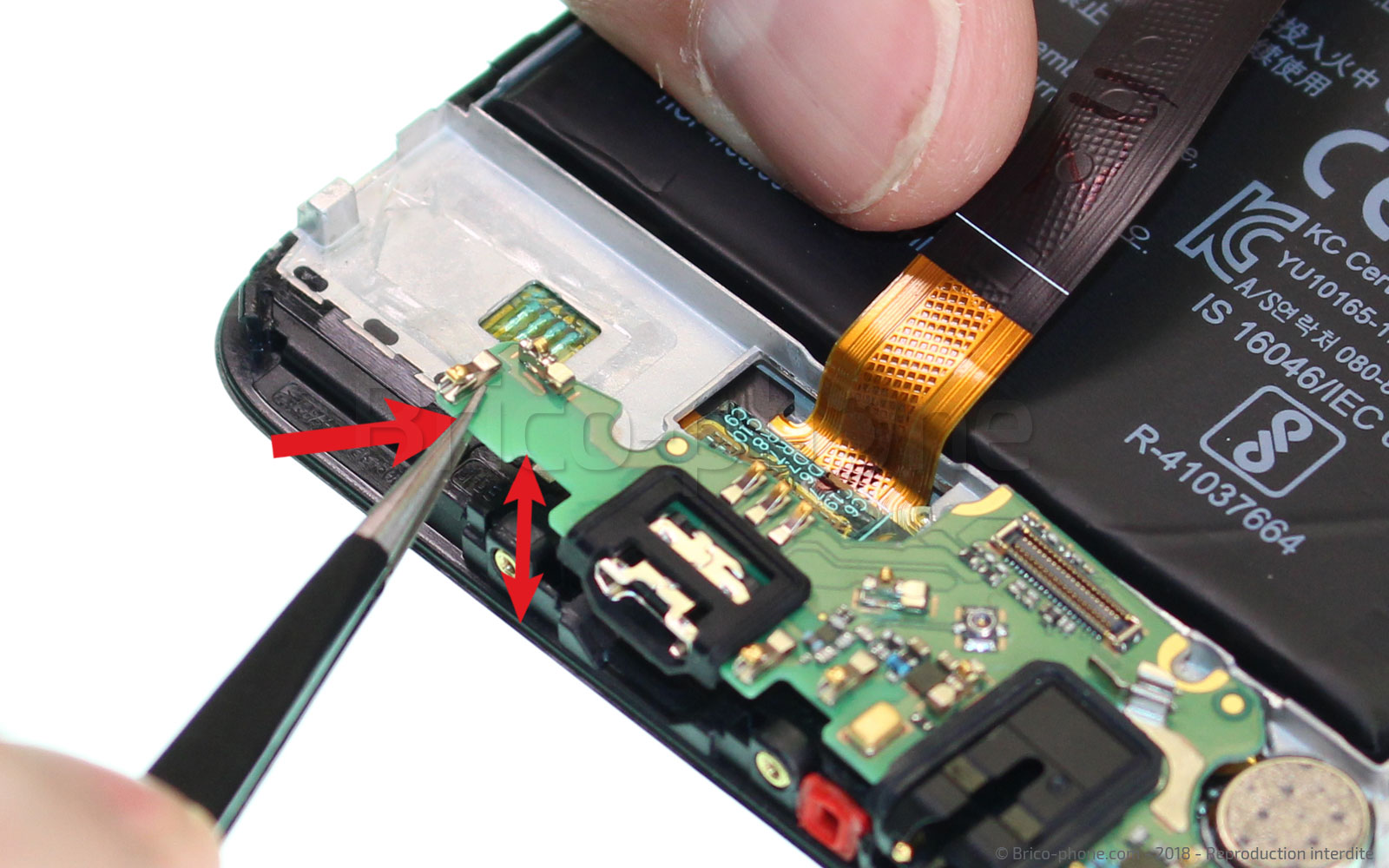 Changement du connecteur de charge sur Mate 10 Lite photo 1