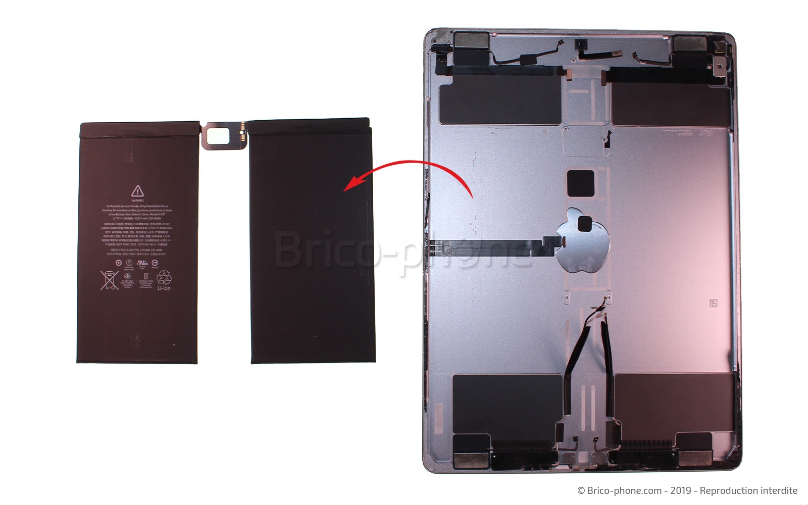 Changement de la batterie sur iPad Pro 12-9 2015 photo 4