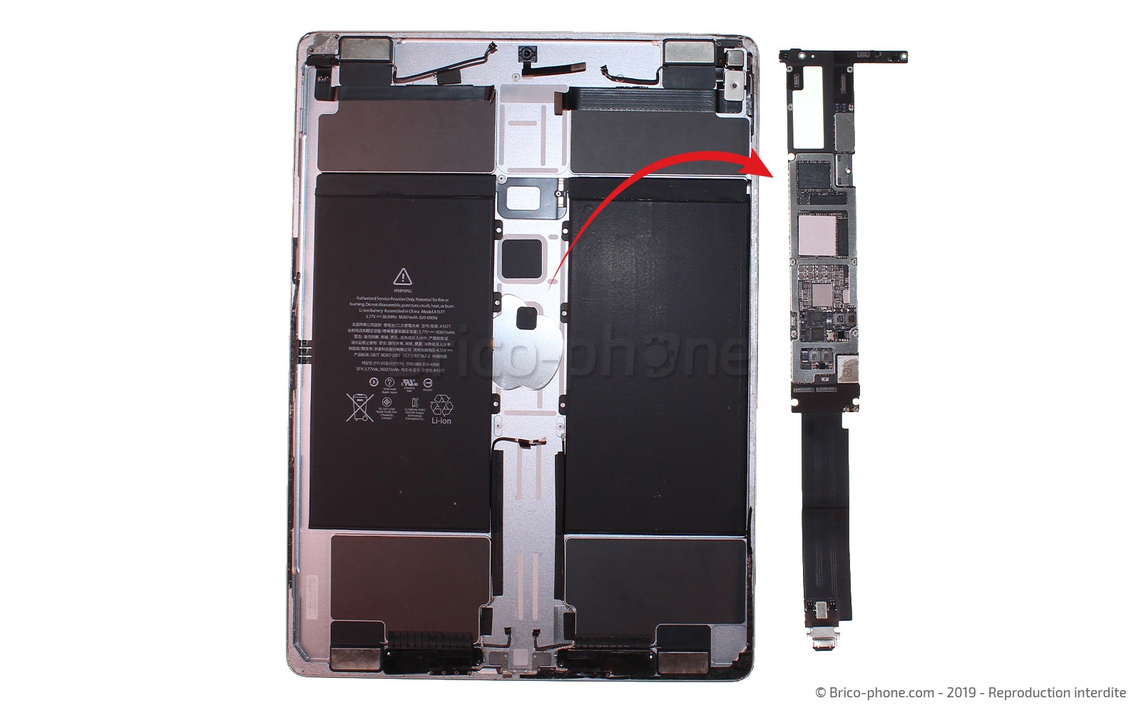 Changement de la batterie sur iPad Pro 12-9 2015 photo 4