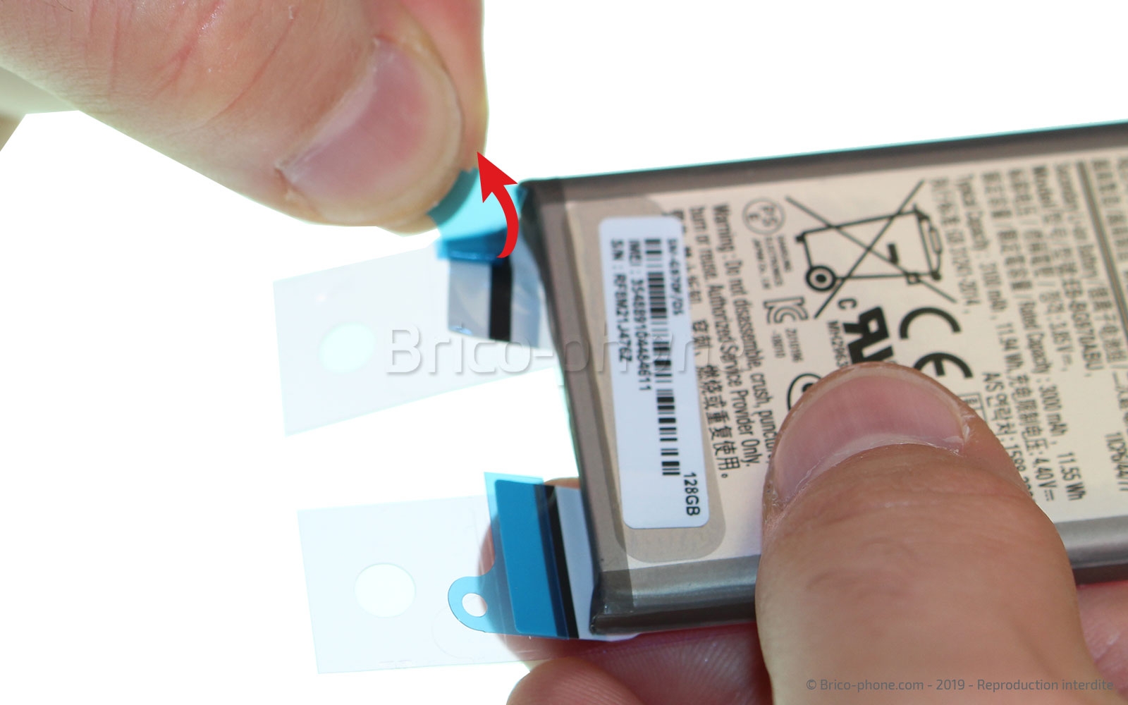 Changement du bloc écran sur châssis sur Galaxy S10e photo 1