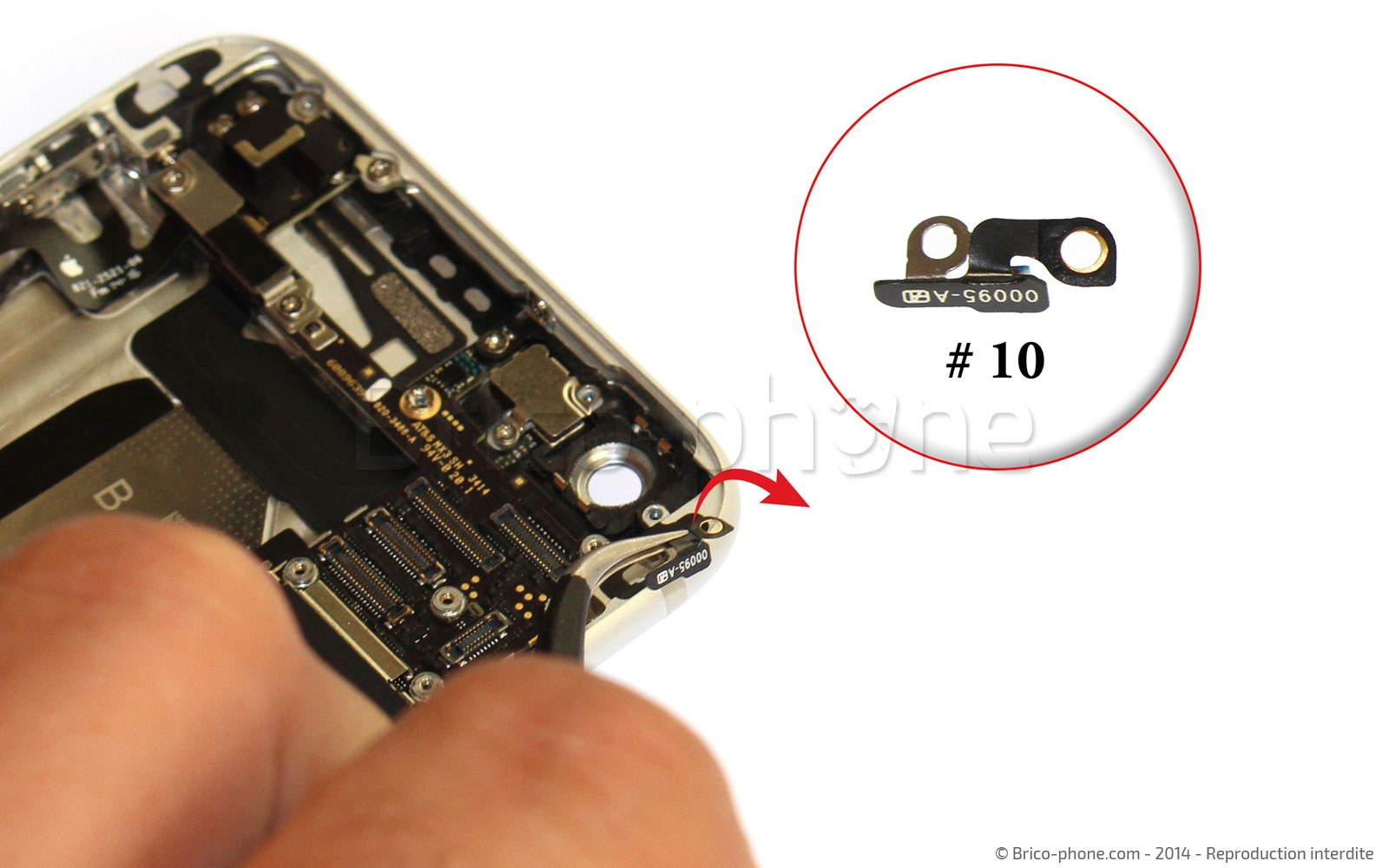 Changement de nappe bouton Power et flash sur iPhone 6 photo 1