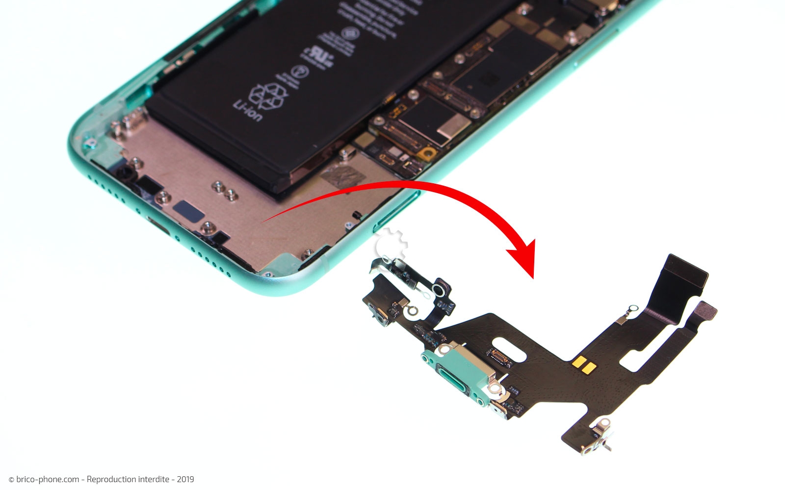 Remplacer le connecteur de charge sur iPhone 11 photo 4