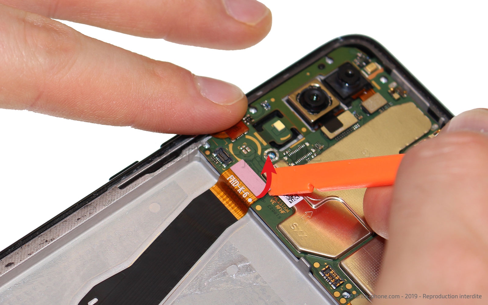 Changement d'écran (vitre et LCD) sur P Smart Z photo 1