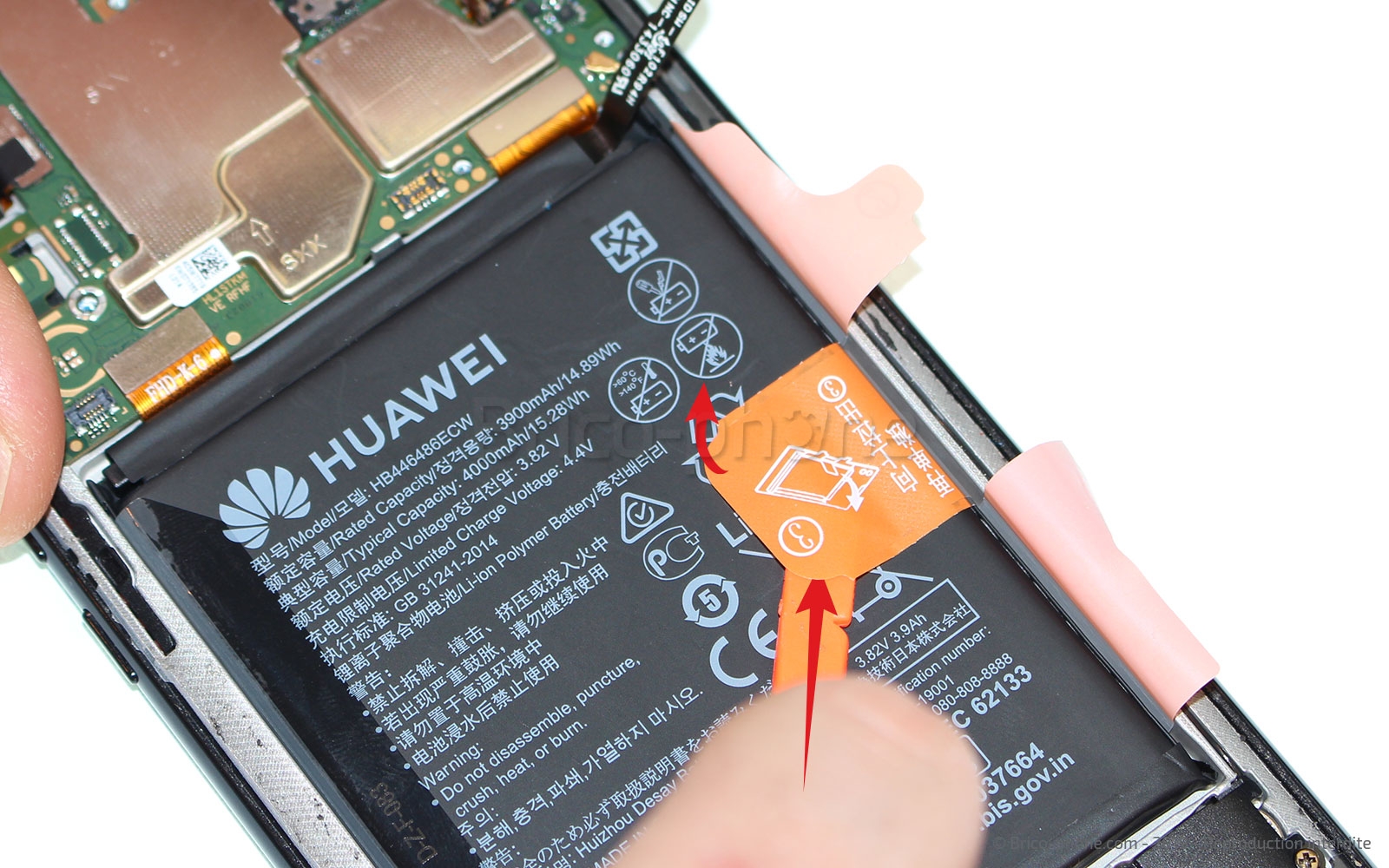 Changement d'écran (vitre et LCD) sur P Smart Z photo 2