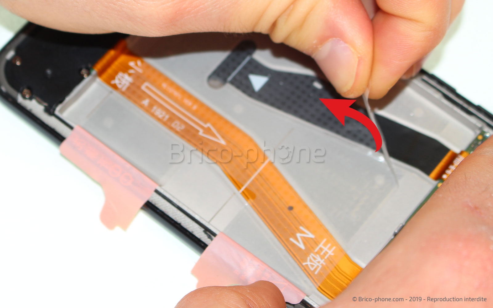 Changement d'écran (vitre et LCD) sur P Smart Z photo 3