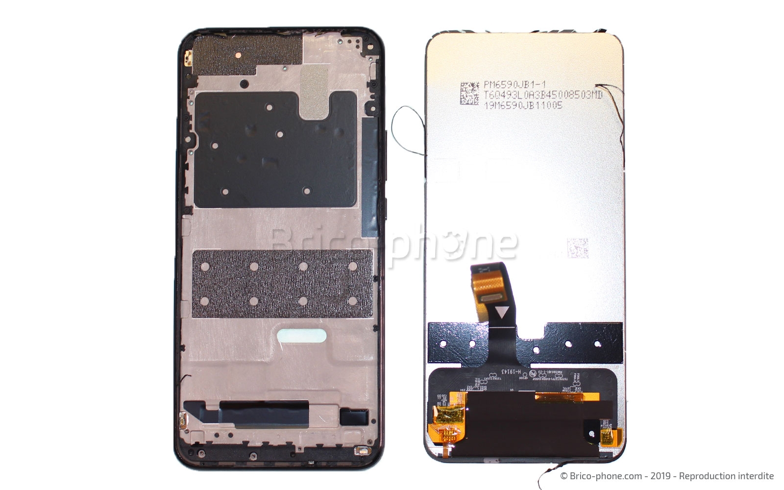 Changement d'écran (vitre et LCD) sur P Smart Z photo 3