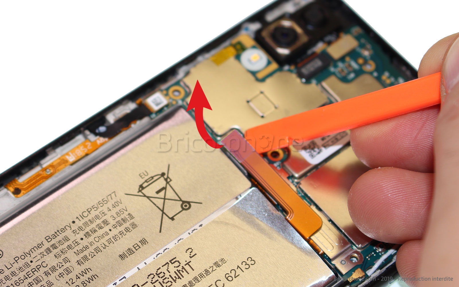 Changement du bloc écran avec châssis sur Xperia L3 - L3 Dual photo 4