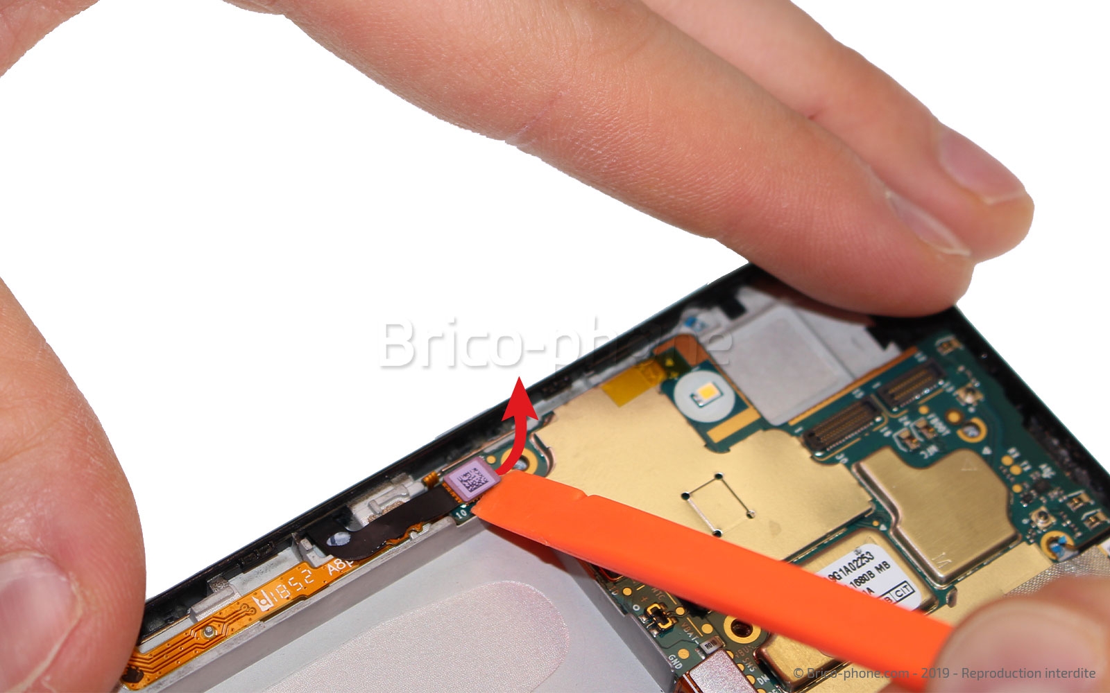 Changement du bloc écran avec châssis sur Xperia L3 - L3 Dual photo 3