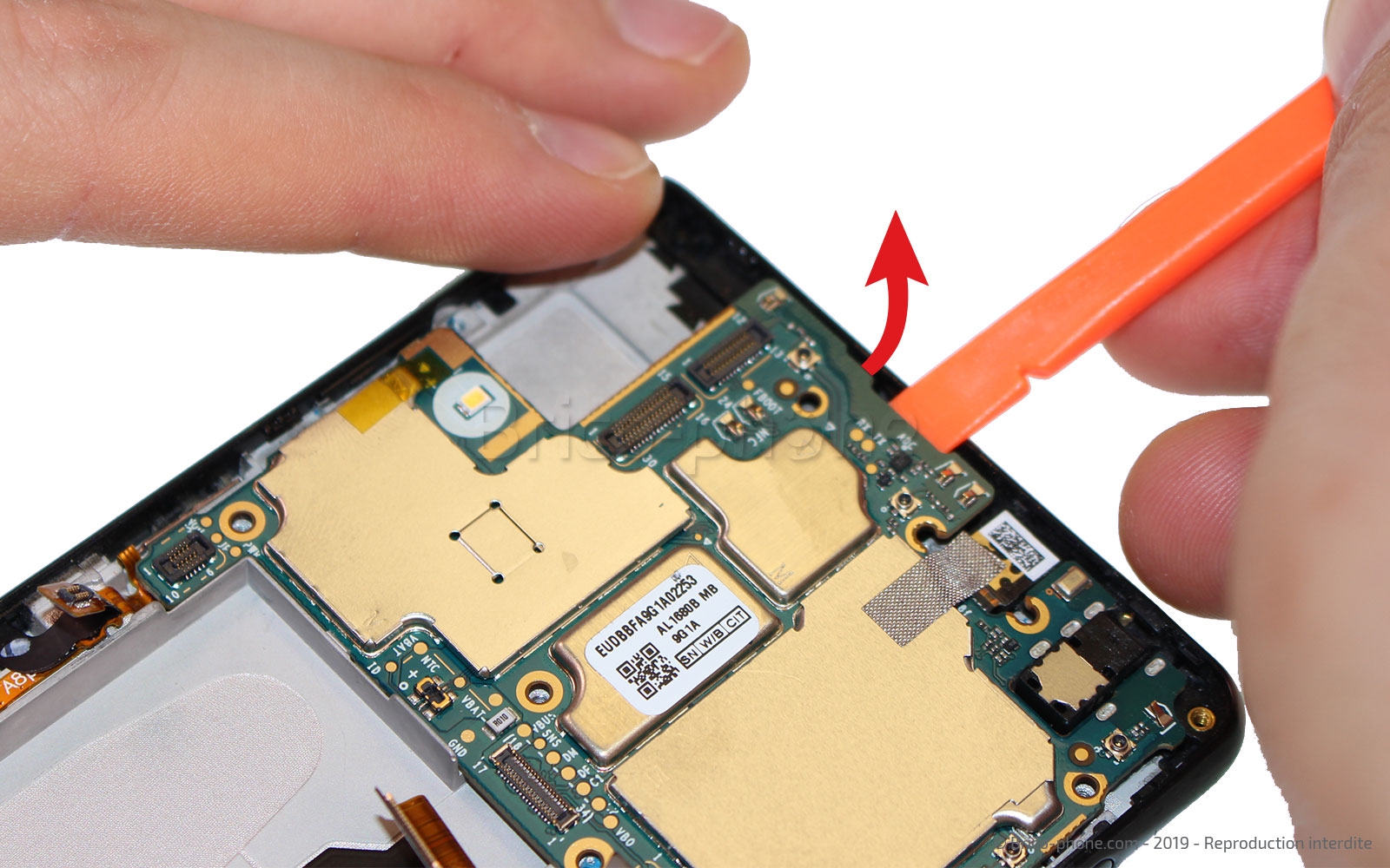 Changement du bloc écran avec châssis sur Xperia L3 - L3 Dual photo 1