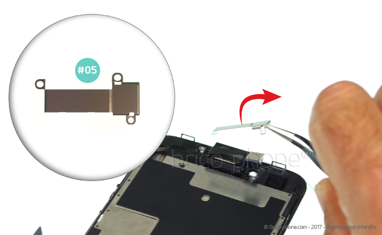 Changement de nappe caméra avant Facetime sur iPhone 8 photo 2