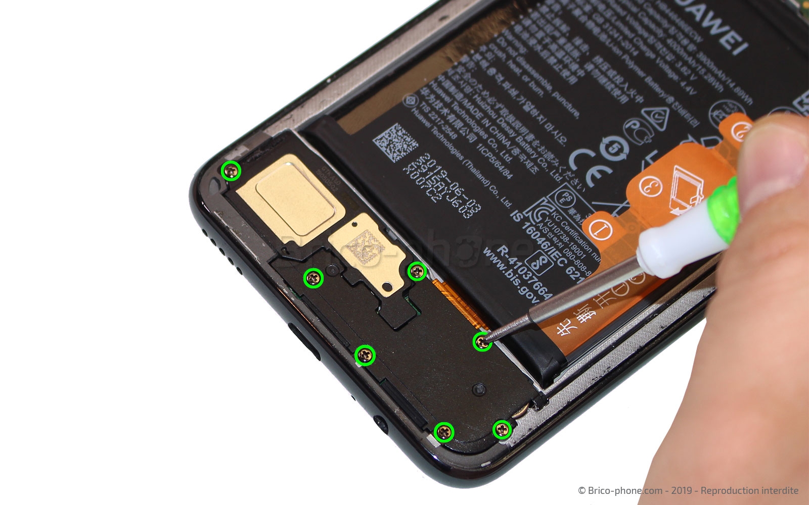 Changement du connecteur de charge sur P Smart Z photo 1
