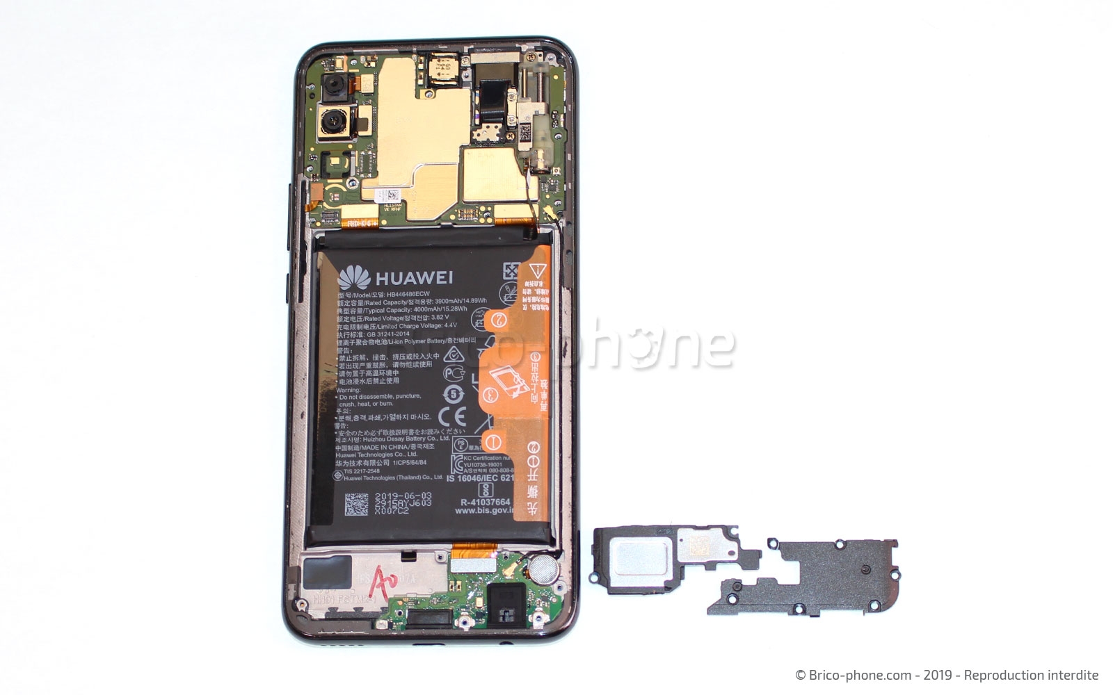 Changement du connecteur de charge sur P Smart Z photo 4