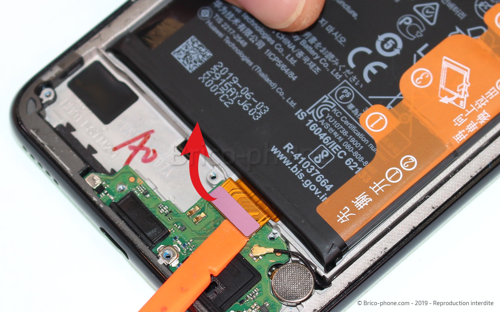 Changement du connecteur de charge sur P Smart Z photo 1