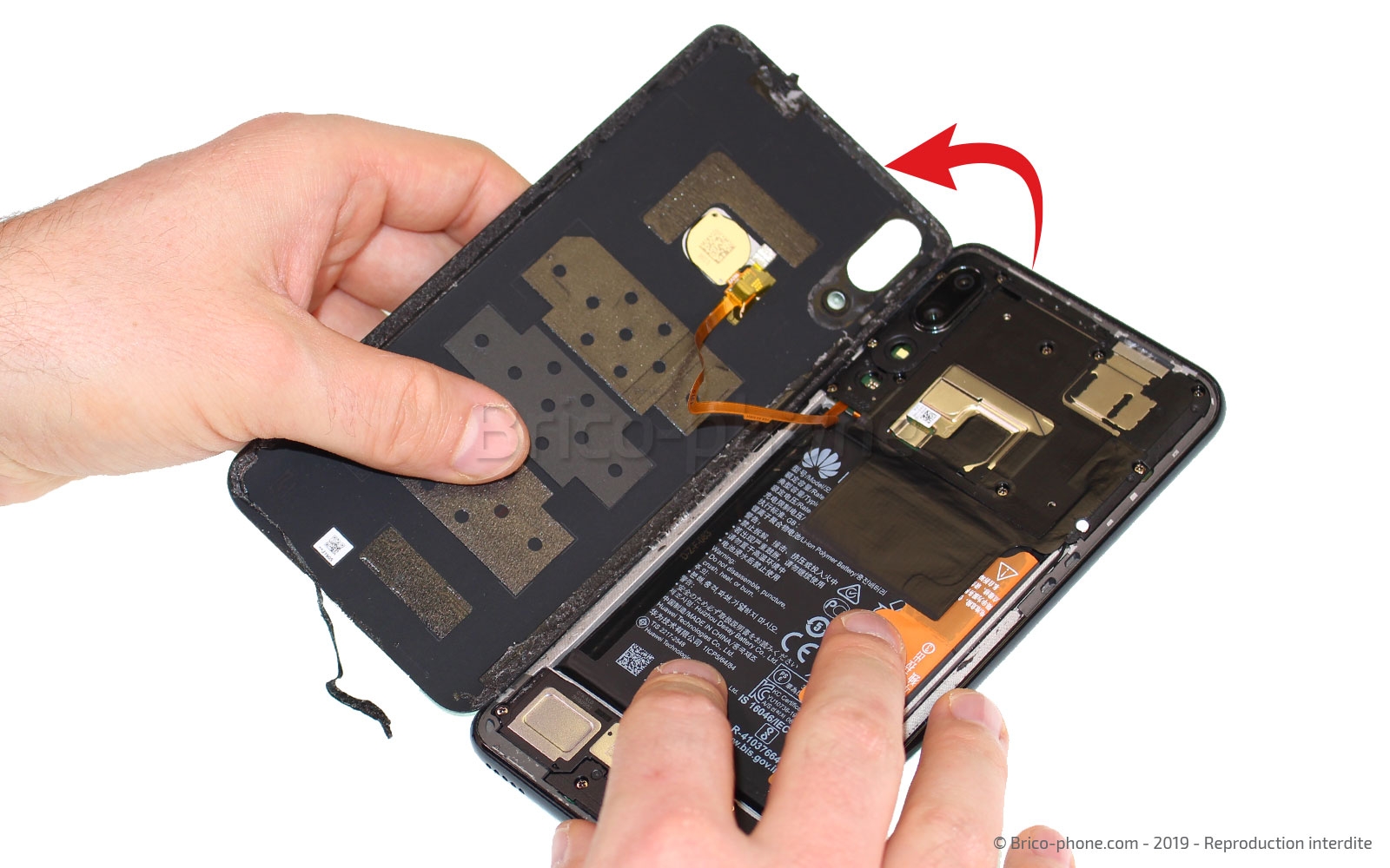 Changement du connecteur de charge sur P Smart Z photo 3