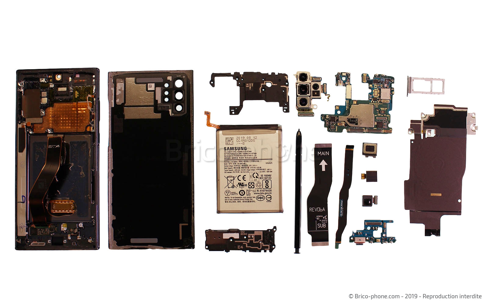 Démontage complet sur Galaxy Note 10 Plus photo 1