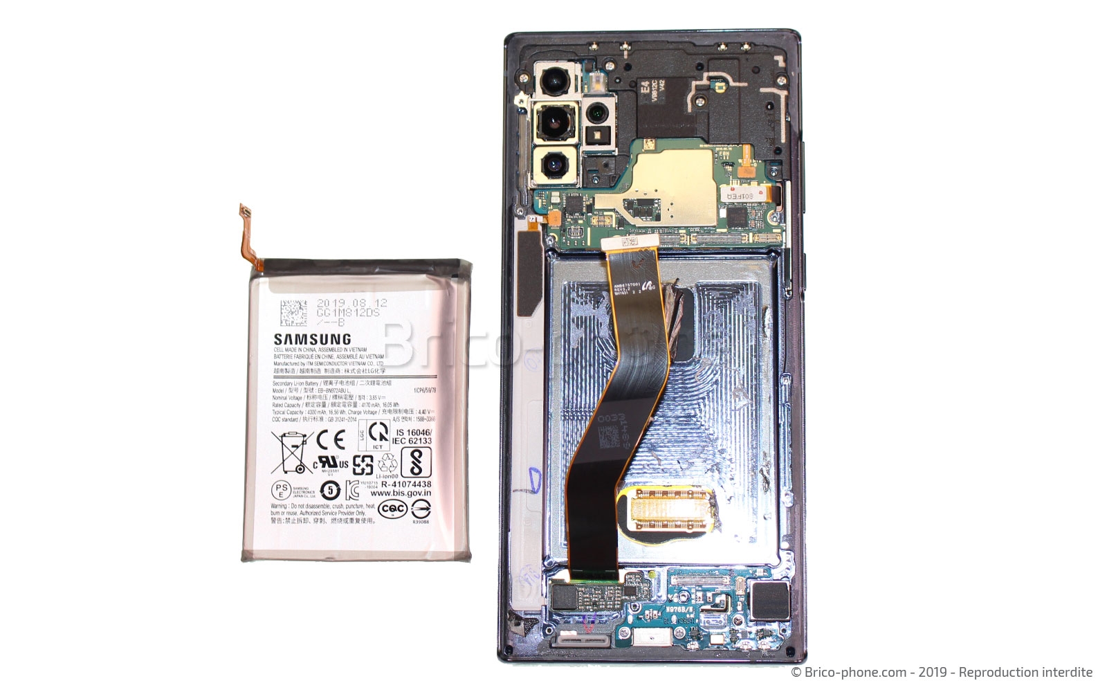 Changement de batterie sur Galaxy Note 10 Plus photo 4