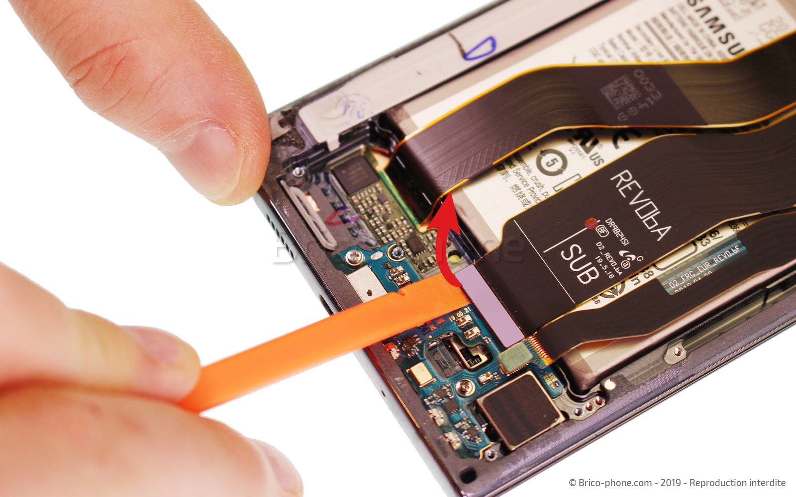 Changement du connecteur de charge sur Galaxy Note 10 Plus photo 2