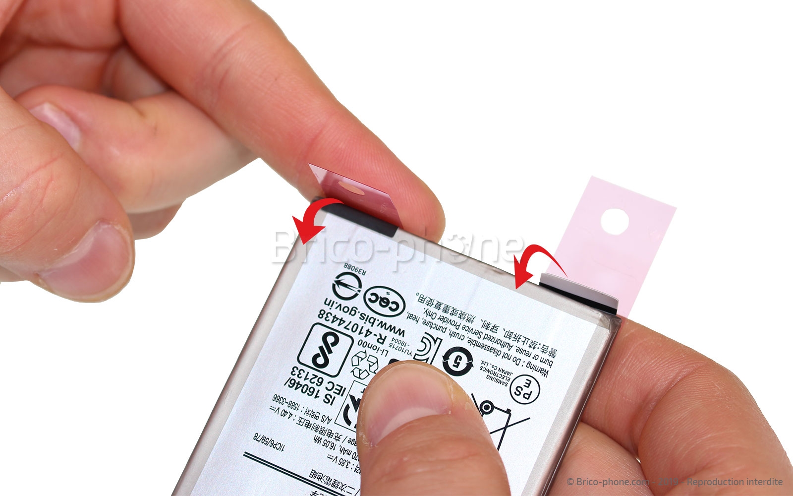 Changement du bloc écran pré-monté avec châssis sur Galaxy Note 10 Plus photo 3