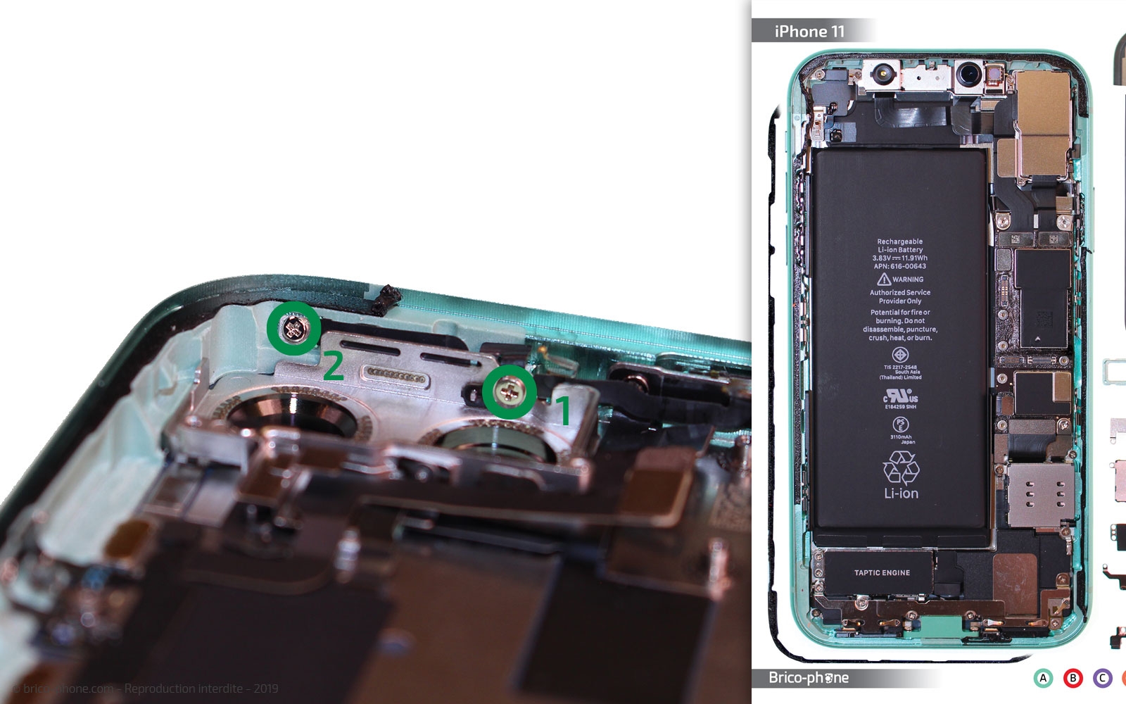 Démontage complet  sur iPhone 11 photo 1