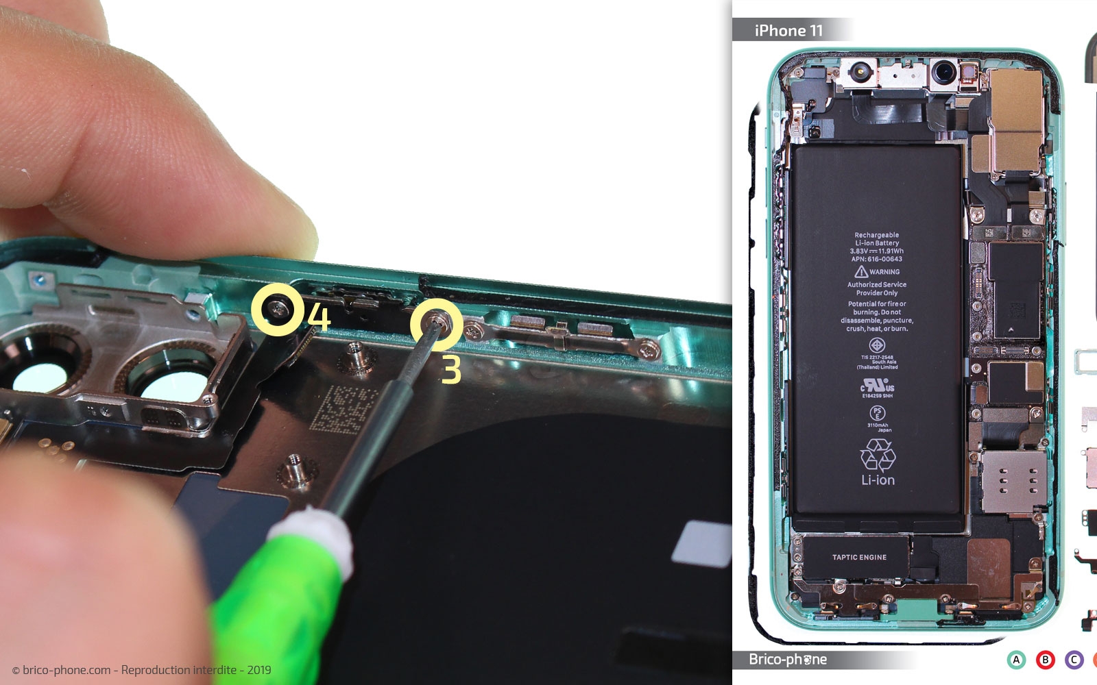 Démontage complet  sur iPhone 11 photo 1